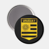 Uruguay Emblem Magneet (Voorkant / Achterkant)