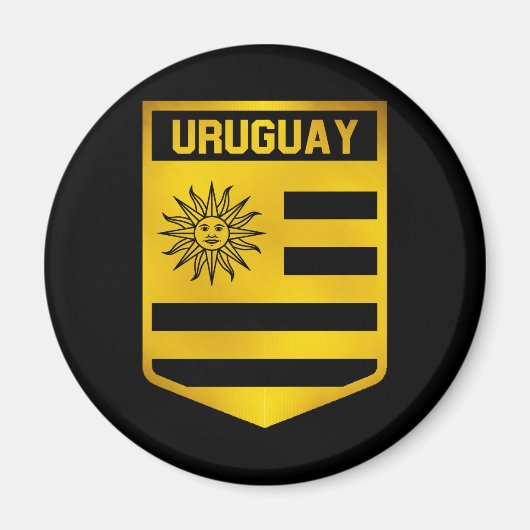 Uruguay Emblem Magneet (Voorkant)