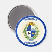 Uruguay Erfgoed Embleem Magneet (Voorkant / Achterkant)