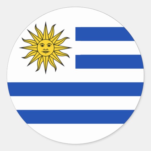 Uruguay Euro Sticker (Voorkant)