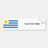 URUGUAY FLAG Bumpersticker (Voorkant)