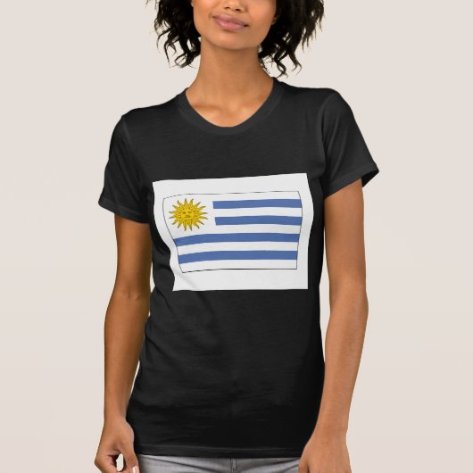 Uruguay FLAG International T-shirt (Voorkant)