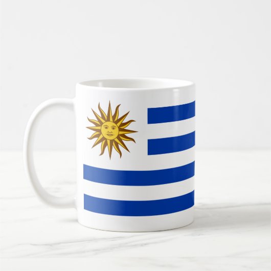 "Uruguay Flag Mok - Bright National Pride Ceramic (Links)