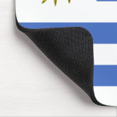 Uruguay Flag Mousepad Muismat (Hoek)