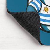 Uruguay Flag Shark Funny Uruguayan Muismat (Hoek)