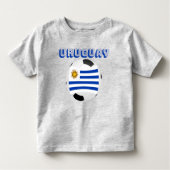 Uruguay Football T-Shirt (Toddler's) (Voorkant)