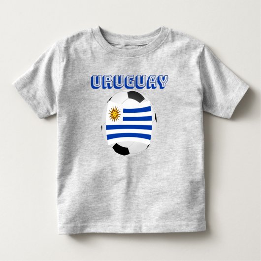 Uruguay Football T-Shirt (Toddler's) (Voorkant)