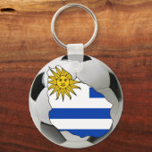 Uruguay-futbol Sleutelhanger (Voorkant)