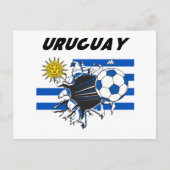 Uruguay Futbol Stationery Briefkaart (Voorkant)
