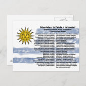 Uruguay - Himno Nacional Briefkaart (Voorkant / Achterkant)