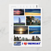 Uruguay - I Love - Briefkaart (Voorkant / Achterkant)