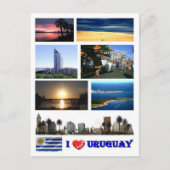 Uruguay - I Love - Briefkaart (Voorkant)