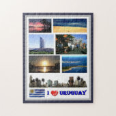 Uruguay - I Love - Legpuzzel (Verticaal)