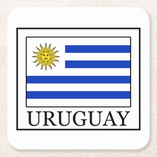 Uruguay Kartonnen Onderzetters (Voorkant)