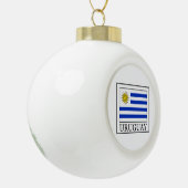 Uruguay Keramische Bal Ornament (Links)