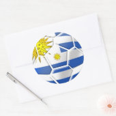 Uruguay La Celeste Uruguayaanse voetbalfans cadeau Ronde Sticker (Envelop)