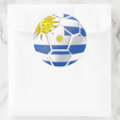 Uruguay La Celeste Uruguayaanse voetbalfans cadeau Ronde Sticker (Tas)