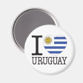 Uruguay Liefde v2 Magneet (Voorkant / Achterkant)
