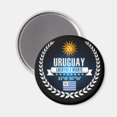 Uruguay Magneet (Voorkant / Achterkant)