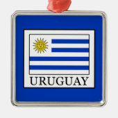 Uruguay Metalen Ornament (Voorkant)