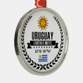 Uruguay Metalen Ornament (Rechts)