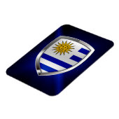 Uruguay Metallic Emblem Magneet (Linkerzijde)