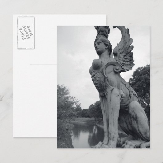 Uruguay, Montevideo, Barrio Prado, mythologisch Briefkaart (Voorkant / Achterkant)