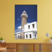 Uruguay, Montevideo Department, Montevideo. Canvas Afdruk (Insitu (Woonkamer))