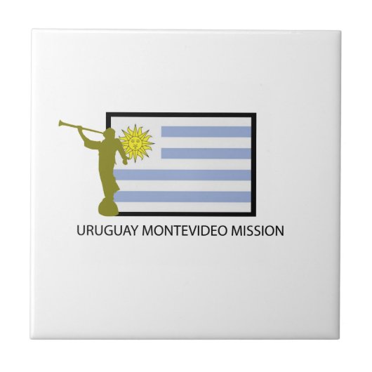 URUGUAY MONTEVIDEO LDS CTR TEGELTJE (Voorkant)