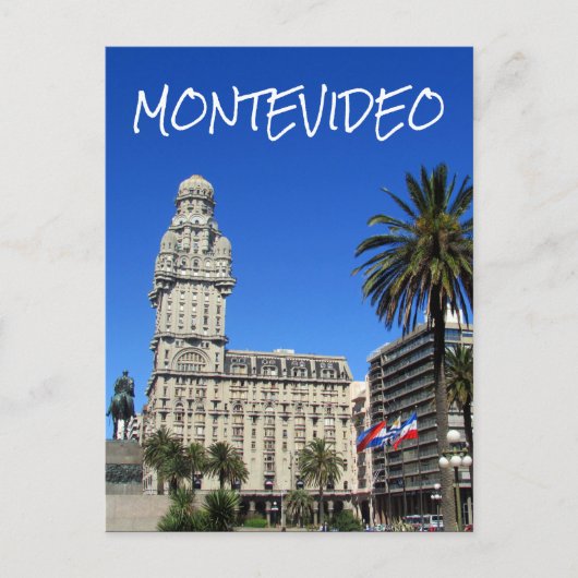uruguay montevideo plaza briefkaart (Voorkant)