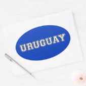 Uruguay Ovale Sticker (Envelop)