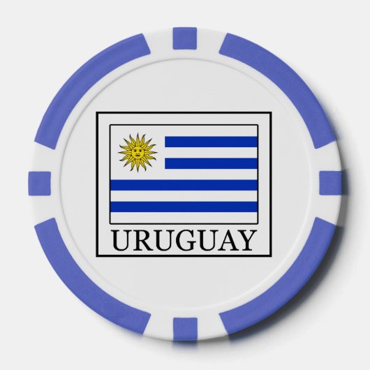 Uruguay Pokerchips (Voorkant)