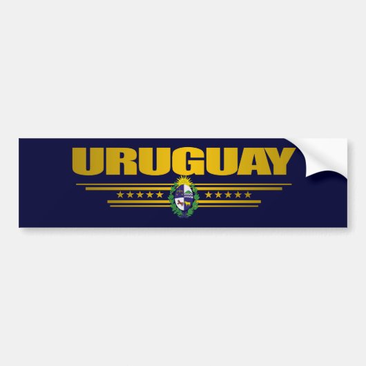 "Uruguay Pride" Bumpersticker (Voorkant)