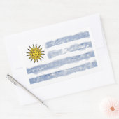 Uruguay Rechthoekige Sticker (Envelop)