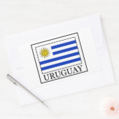 Uruguay Rechthoekige Sticker (Envelop)