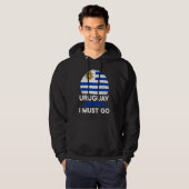 Uruguay Roept Ik Moet Gaan Erfgoed Wortels Trots Hoodie (Voorkant volledig)