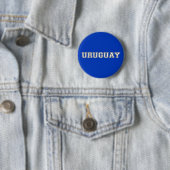Uruguay Ronde Button 5,7 Cm (In situ)