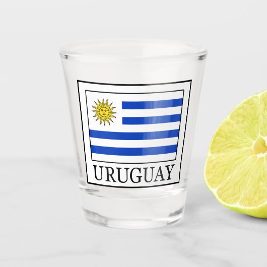 Uruguay Shot Glas (Voorkant)