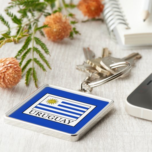Uruguay Sleutelhanger (Zijkant)