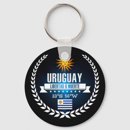 Uruguay Sleutelhanger (Voorkant)