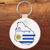 Uruguay-Sleutelhanger Sleutelhanger (Voorkant)