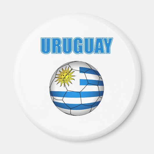 Uruguay Socccer 2010 T-shirts Magneet (Voorkant)