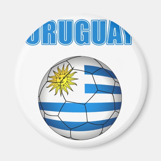 Uruguay Socccer 2010 T-shirts Magneet (Voorkant)