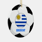 Uruguay Soccer Fan Ornament 2 Times World Cup Cham (Rechts)