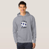 Uruguay Soccer Hoodie (Voorkant volledig)