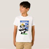 Uruguay Soccer Panda T-shirt (Voorkant volledig)