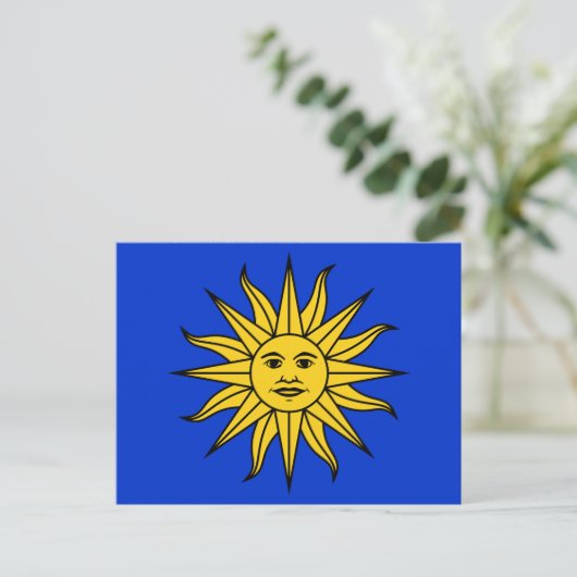 Uruguay Sol de Mayo Briefkaart (Staand voorkant)