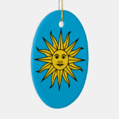 Uruguay Sol de Mayo Keramisch Ornament (Rechts)