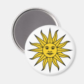 Uruguay Sol de Mayo Magneet (Voorkant / Achterkant)