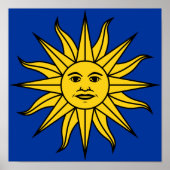 Uruguay "Sol de Mayo" Poster (Voorkant)